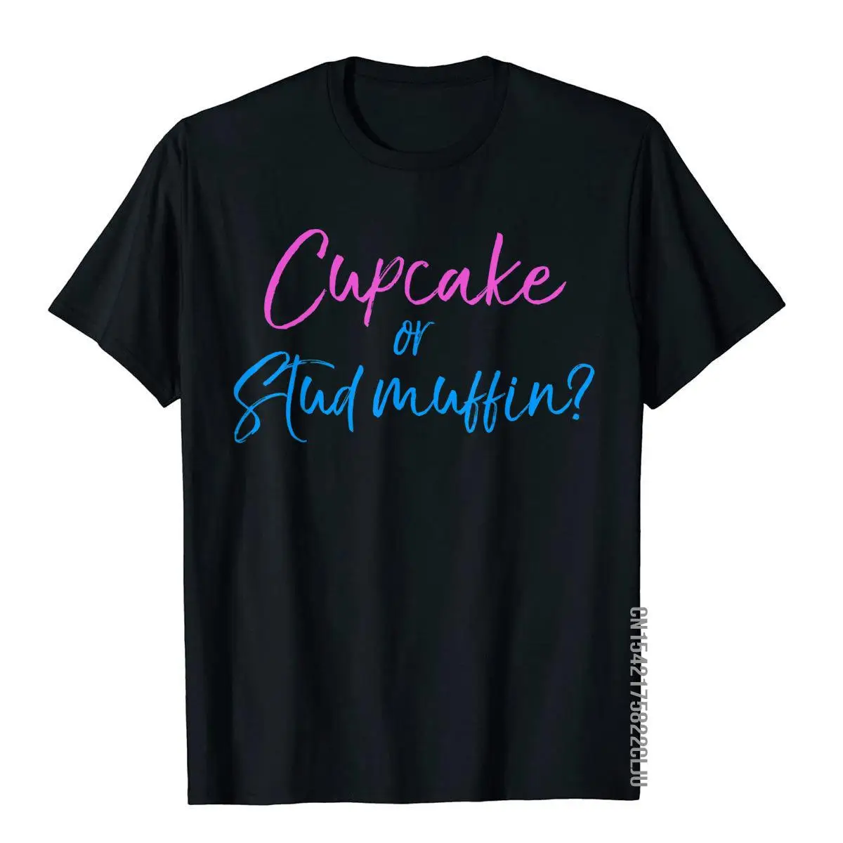 Cupcake Or Stud Muffin Shirt Cute Baking Gender Reveal Tee Top T-Shirts Plain Gothic Cotton Adult Tops T Shirt Camisa