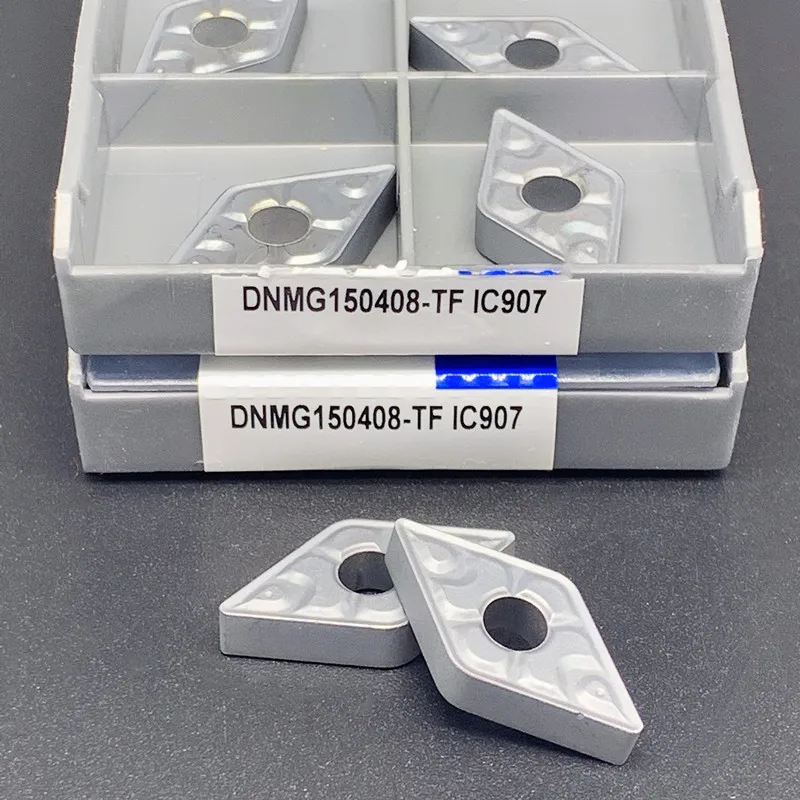 10 шт. DNMG150404/08 TF IC907/IC908 внешние токарные инструменты карбидная вставка CNC токарные инструменты Токарный станок металлический режущий инструмент