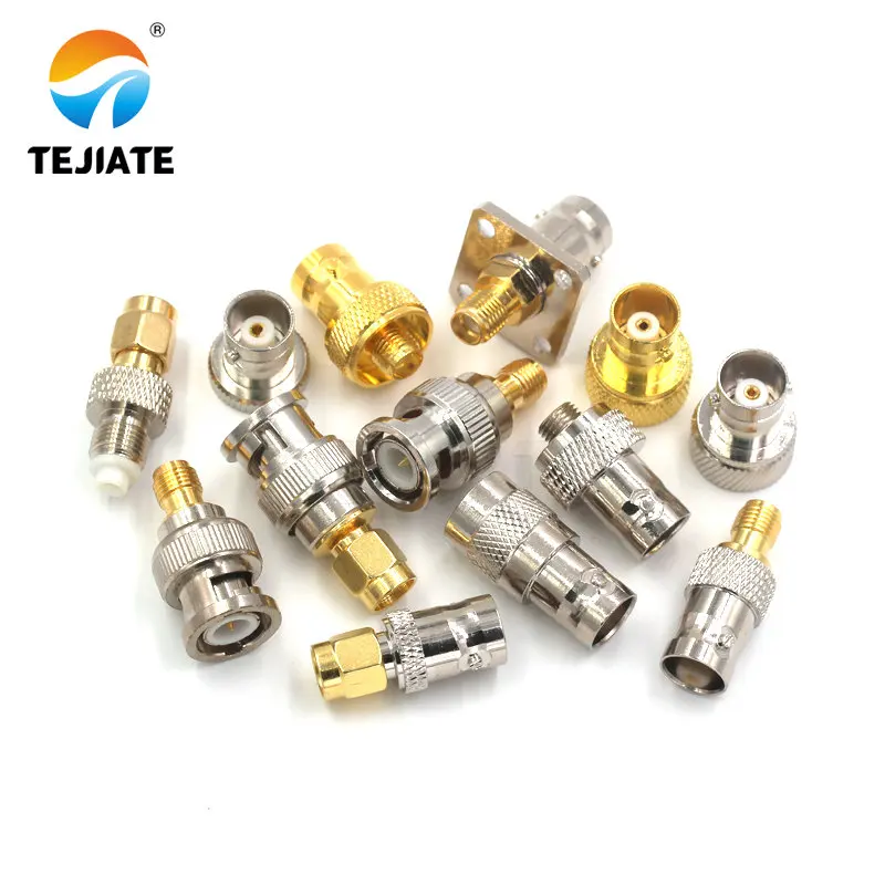 1PCS BNC Typ SMA Typ Adapter BNC Auf SMA Stecker J-KRP K-KKF K-K K-J Männliche/Weibliche Header Gold überzogene Nickel Überzogene