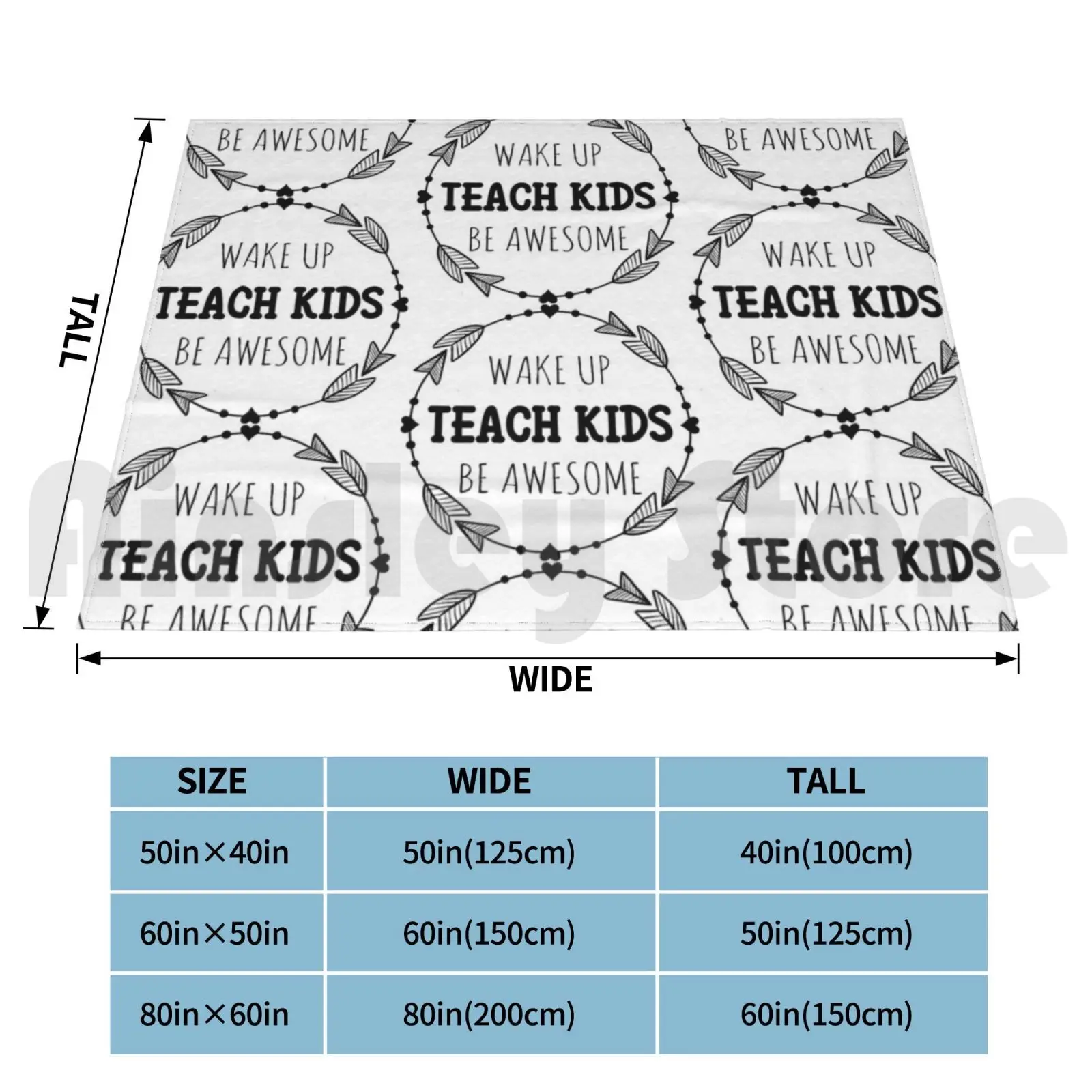 Wake Up. Teach Kids. Be Awesome Blanket For Sofa Bed Travel Teacher Teach English Teacher Meme English Teacher