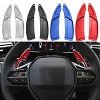 Para Peugeot 508 5008 308 3008 208 2008 GT SW paletas de cambio de volante de coche paletas de engranaje DSG extensor pegatinas accesorios de coche