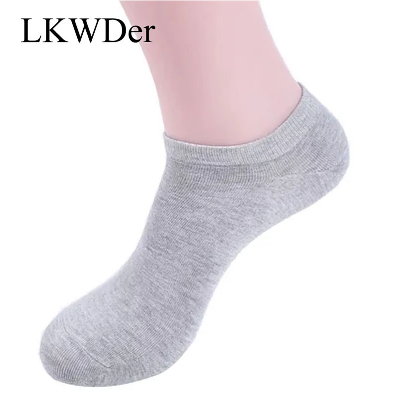 LKWDer calcetines de algodón para hombre, calcetines náuticos transpirables informales de alta calidad, calcetines tobilleros cortos para hombre,