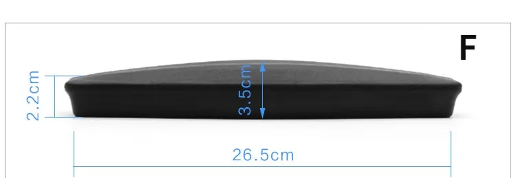 Office Chair Armrest Pad Elbow Chair Armrest Parts Pad Armrest Replacement Computer Office Chair Handle Pad Plastic Furniture - Image 8