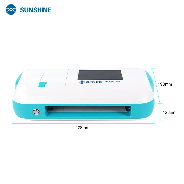 SUNSHINE – Mini Machine de découpe de Film Hydrogel SS-890C, WIFi Intelligent + Bluetooth, base de données Cloud, pour téléphone Intelligent