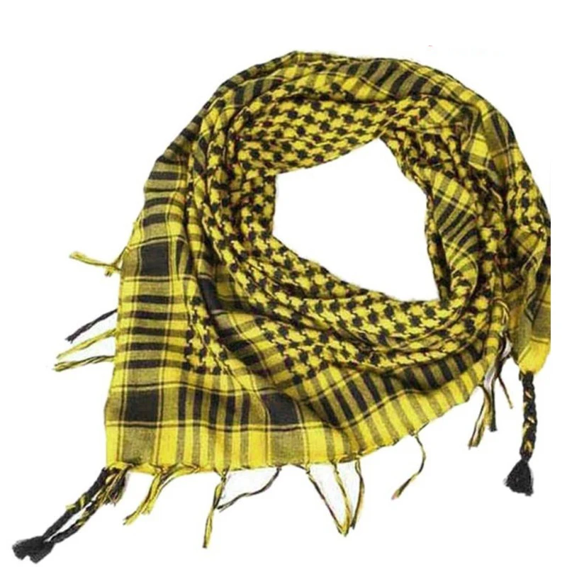 Sommer Frauen Taktische Arabischen Schal Männer Mode Leichte Hijab Schal Frühling Armee Plaid Kopf Schal Warm Halten 2020 Neue Heiße Verkauf – Detail 6