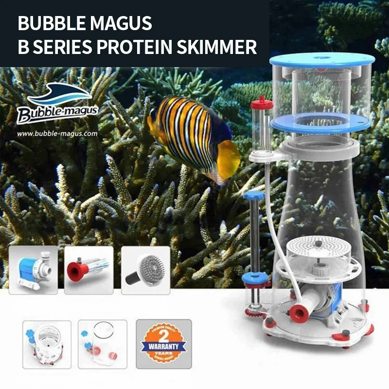 

Bubble Magus Curve Protein Skimmer, Marine Saltwater, Coral Reef Aquarium, Fish Tank, Authorized Reseller, B9, B10, B11, B12