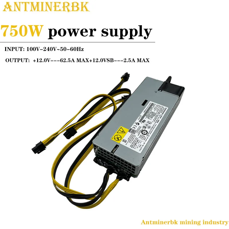 Power supply 750W PSU Suitable for ASIC miner Mini-DOGE KD-BOX HS-BOX LB-BOX CK-BOX ST-BOX A9 BTC LTC DOGE Miner Low noise