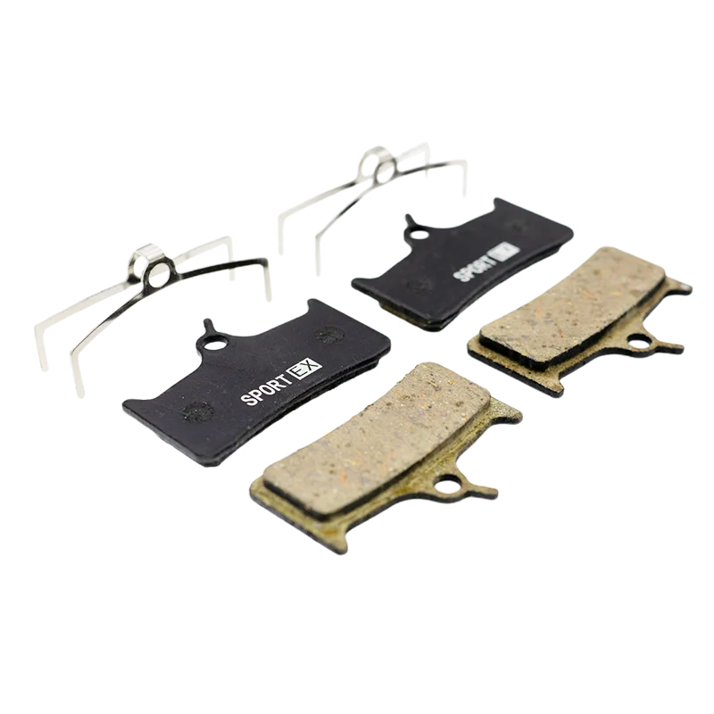 Bicycle Disc Brake Pads for HOPE DH4 M4 Mono M4 and for Shimano M755 DH Caliper, 4 Pairs, Sport EX Class Resin