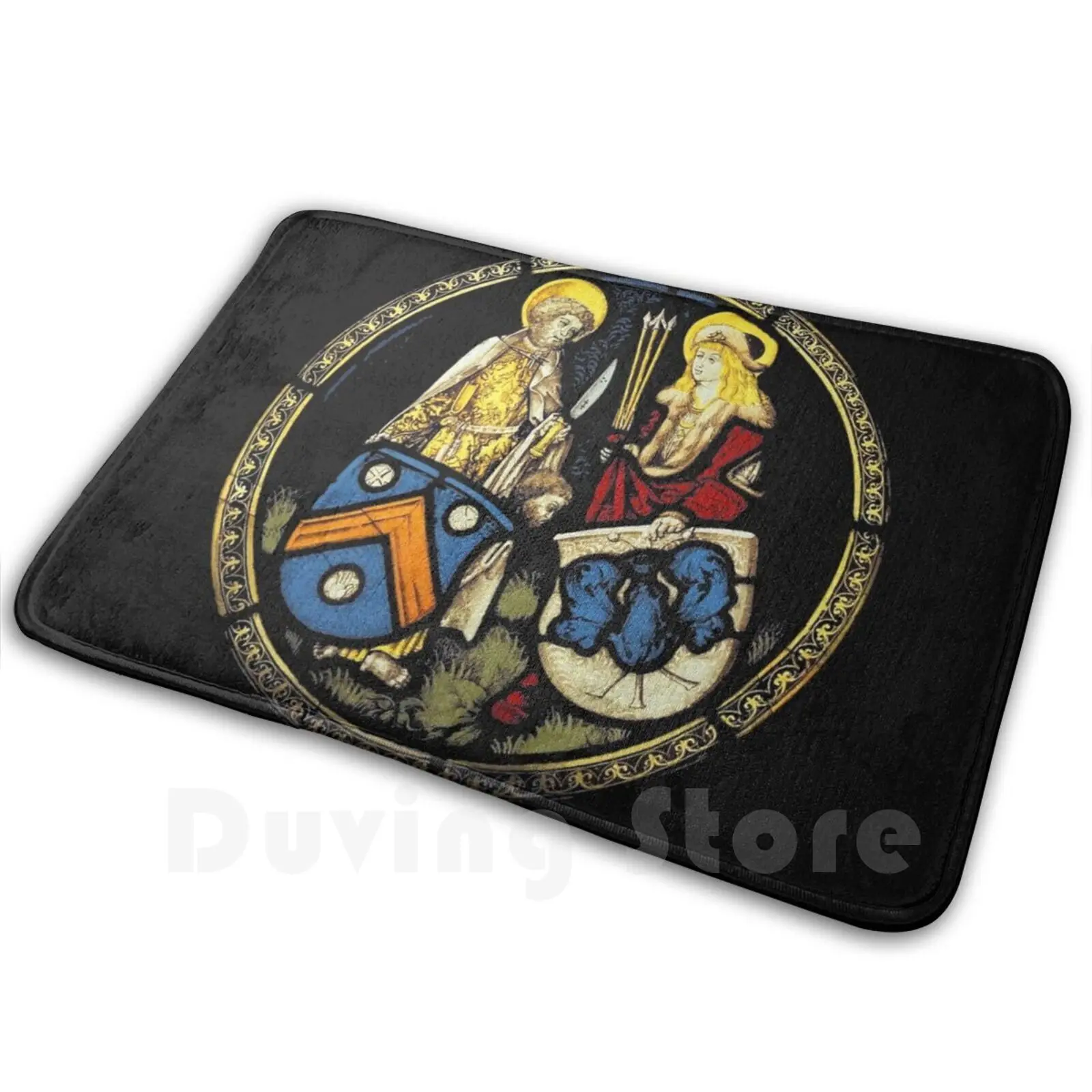 Knights Of , Circa 1505 Carpet Mat Rug Cushion Soft German Medieval Germany Church Knights Of Saint John Knights Of