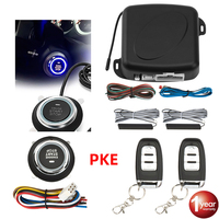 Car Alarm Remote Control PKE Car Keyless Entry Engine Start Alarm System Push Button Remote Starter Stop Auto