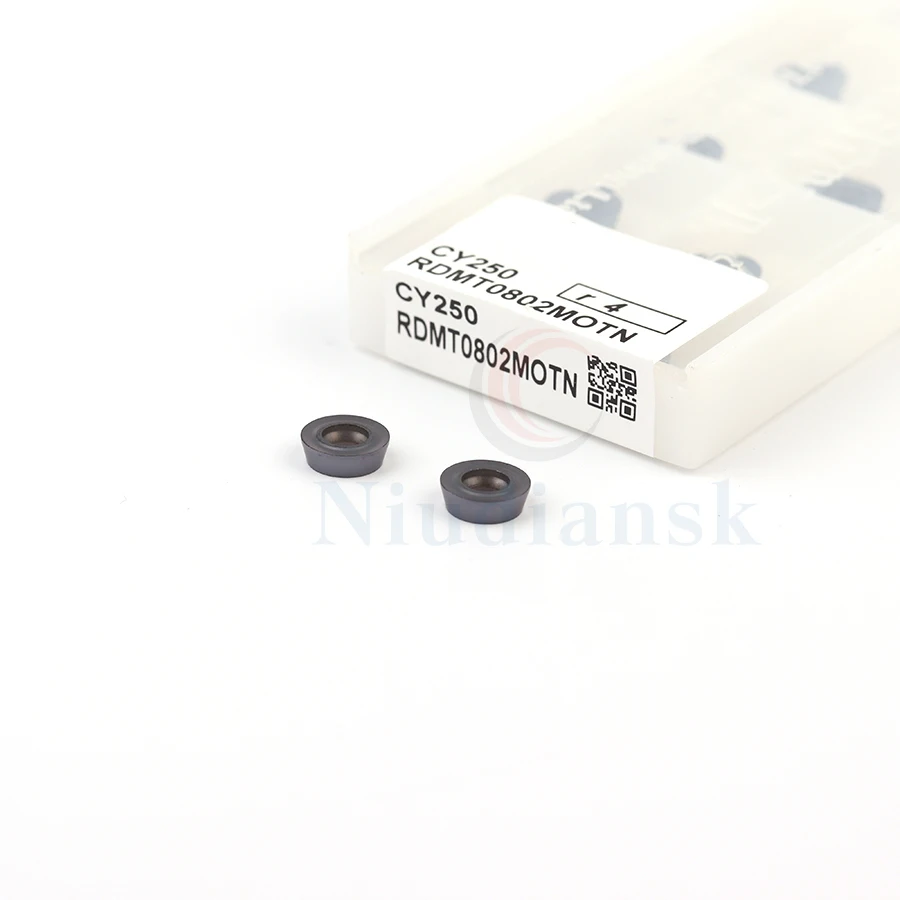 100% Оригинальный RDMT0802MOTN CY250 RDMT0802 MOTN CY250 высокое качество токарный станок с ЧПУ Фрезерный нож инструмент RDMT0802 карбидные режущие пластины для фрезы