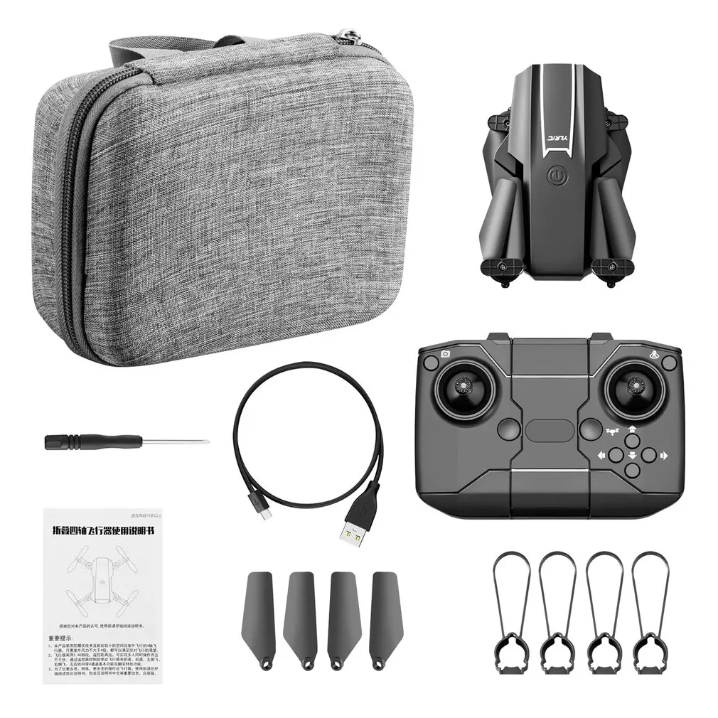 S65 Mini Drone 4K Daul กล้อง WiFi FPV แบบพกพารีโมทคอนโทรล Drones RC Quadcopter กล้อง Dron ของเล่น