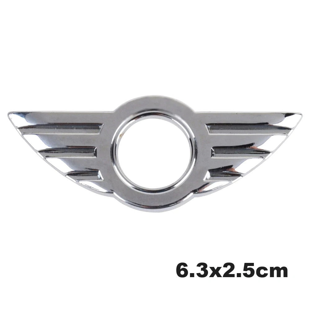 1x 3D Metal Car Door Pin Lock Wing Badge Emblem For BMW MINI Cooper S ONE Roadster Clubman Coupe Countryman Accessories