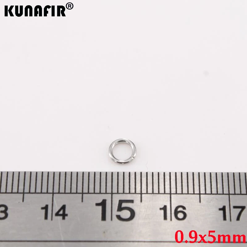 0.9mm-1.2mm drut stalowy stal nierdzewna jump rings 200pcs -1000pcs DIY akcesoria naszyjnik łańcuchy części