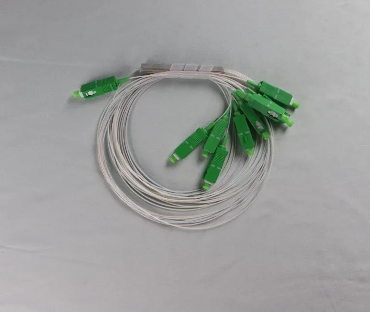 

Free shipping 50pcs fiber optic 1X8 PLC Splitter SC APC Connector