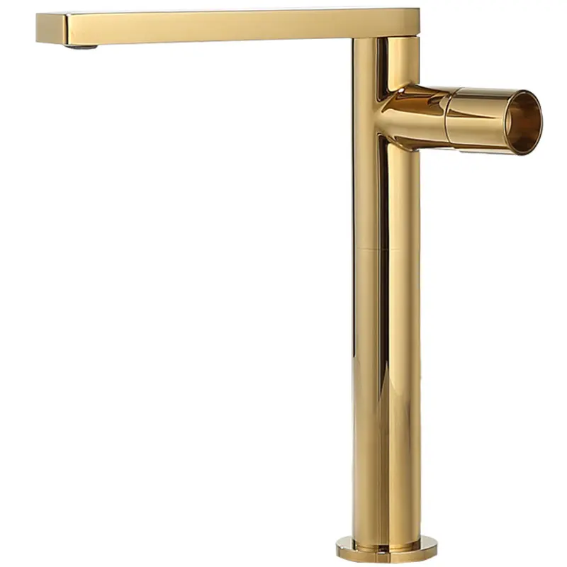 Basin Faucet Gold  Bathroom Faucet Single handle Basin Mixer Tap Hot and Cold Water Faucet Brass Sink Water Crane New Arrivals