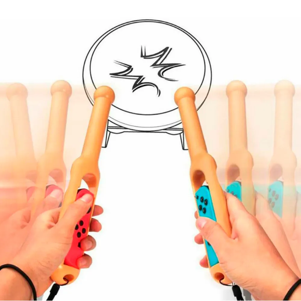 닌텐도 스위치 조이콘 게임용 드럼 스틱 2 개, 주변 기기 핸드 그립 센스 드럼 스틱 N-스위치 조이콘 컨트롤러