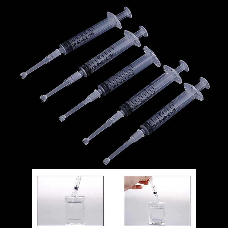 5ชิ้น/เซ็ตน้ำหอมเข็มฉีดยาเติมเครื่องมือพลาสติก Diffuser เข็มฉีดยา Straw Dropper สเปรย์ Dispensing ต้องใช้เครื่องมือเครื่องสำอาง