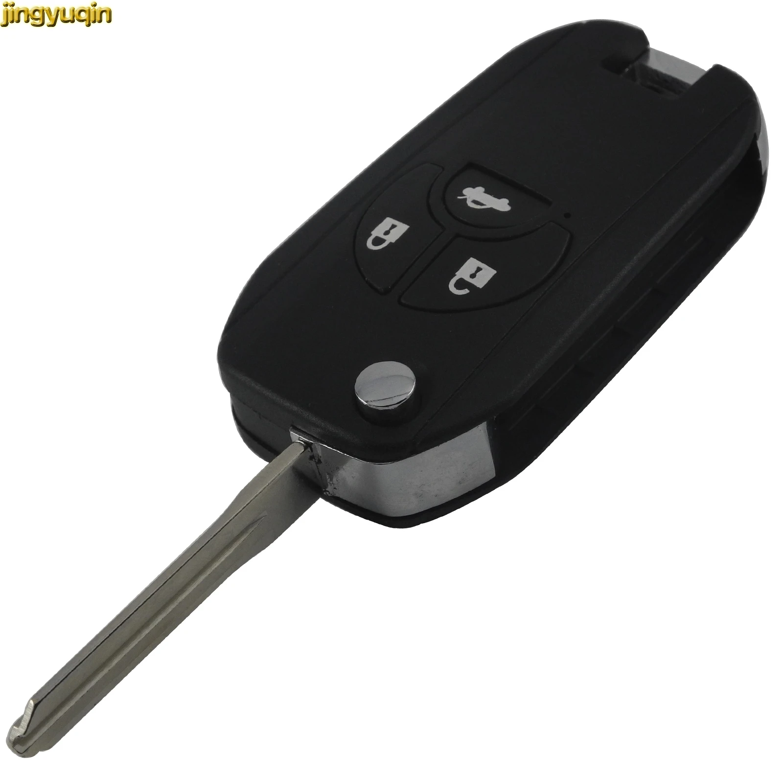 

Откидная оболочка ключа дистанционного управления jingyuqin для Nissan Cube Juke Rogue Suny Sylphy March Tiida Micra Qashqai Altima Maxima Sentra Versa 3B