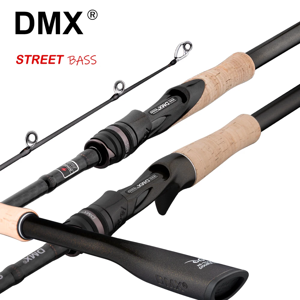 DMX Street Bass Spinning Fishing Lure, Fast ML, M, laissée, H Baitcasting, Considérant le plus récent, Voyage, 5-42g, 1.98 m, 2.1 m, 2.4 m, 8-25LB