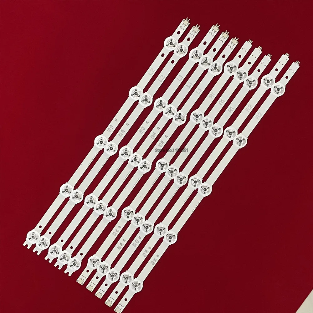 Tira de luces LED de iluminación trasera, accesorio para Panasonic TX-47AS650E TX-47ASM651 TX-47AS650B 47AS740B 6916L-1811A 1812A 1813A 1814A, 10 unidades