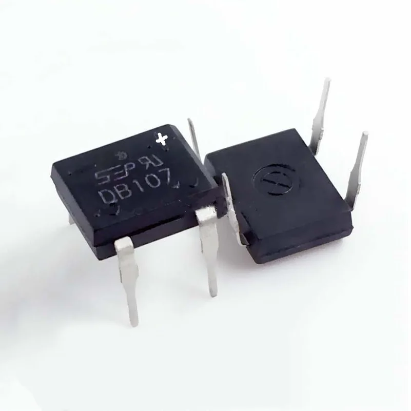 20 Chiếc DB107S SOP4 DB107 DIP4 Cầu Chỉnh Lưu Thương Hiệu Mới Ban Đầu