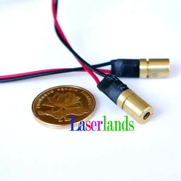 10 قطعة/الحزمة 0813 مللي متر مصغرة 650nm 3.2mW 5mW 3VDC ريد دوت ليزر ديود وحدة