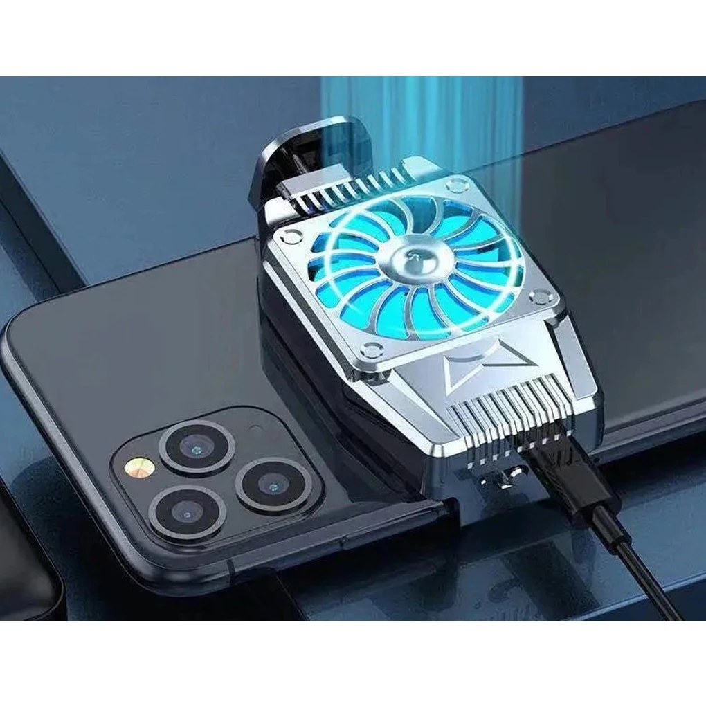 Universal Mini โทรศัพท์มือถือหม้อน้ำพัดลมระบายความร้อน Turbo Hurricane เกม Cooler โทรศัพท์มือถือ Cool ความร้อนสำหรับ IPhone/Samsung/Xiaomi