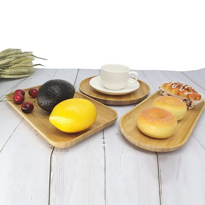 3PCS/SET Bamboo Trays Set  Tea trays set food trays set