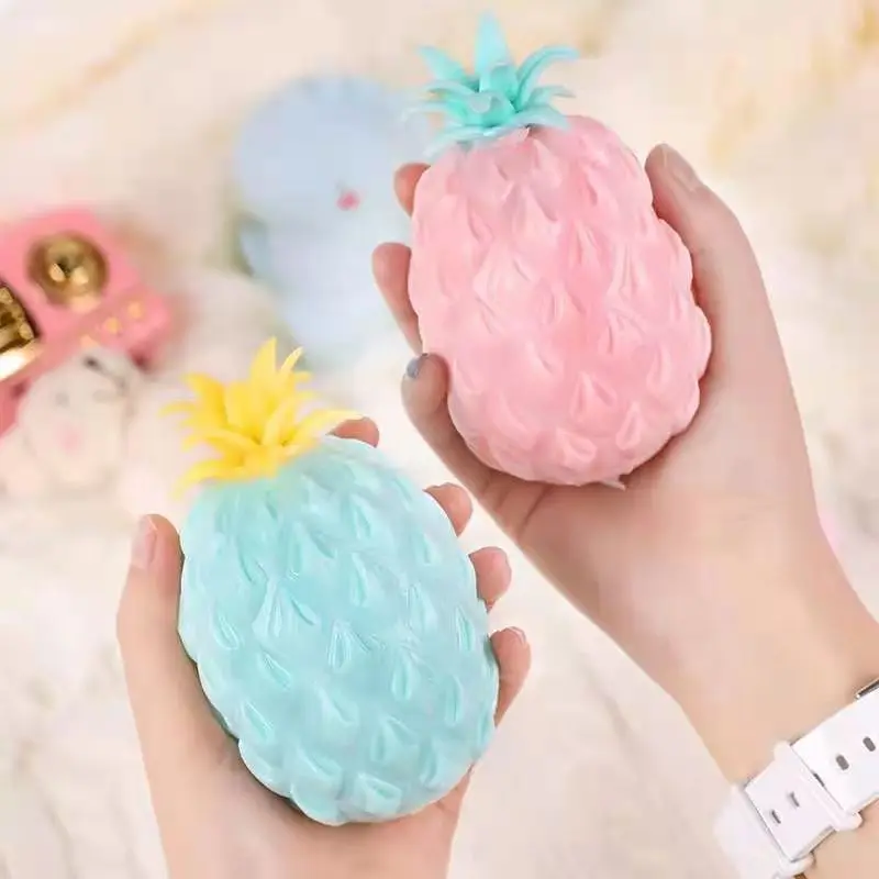 Anti Stress Fun Soft Pineapple Ball Stress Reliever Toy Children Adult Fidget Squishy Antistress Creativity Sensory Toy Gift