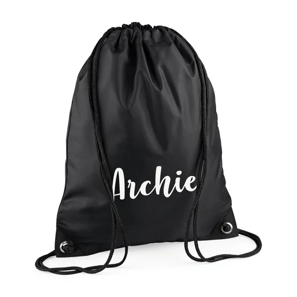 Colors Personalized Drawstring Bag Custom Any Name School Gym Drawstring Bag Bridal Party Favor Gifts For Her Wedding