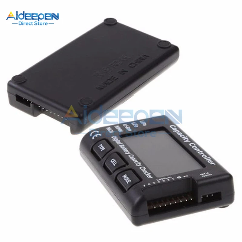 CellMeter RC de 2,1 ", Detector Digital de capacidad de batería de 7 bits, verificador de vida, hidróxido de níquel, cadmio, polímero de litio
