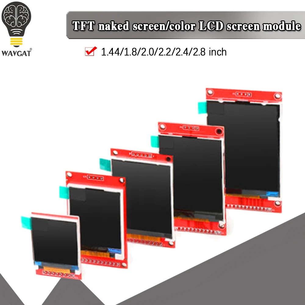 1.44/1.8/2.0/2.2/2.4/2.8 Inch Colorful TFT LCD Screen Display Module SPI Serial Drive ST7735 ILI9225 ILI9341128*128 240*320