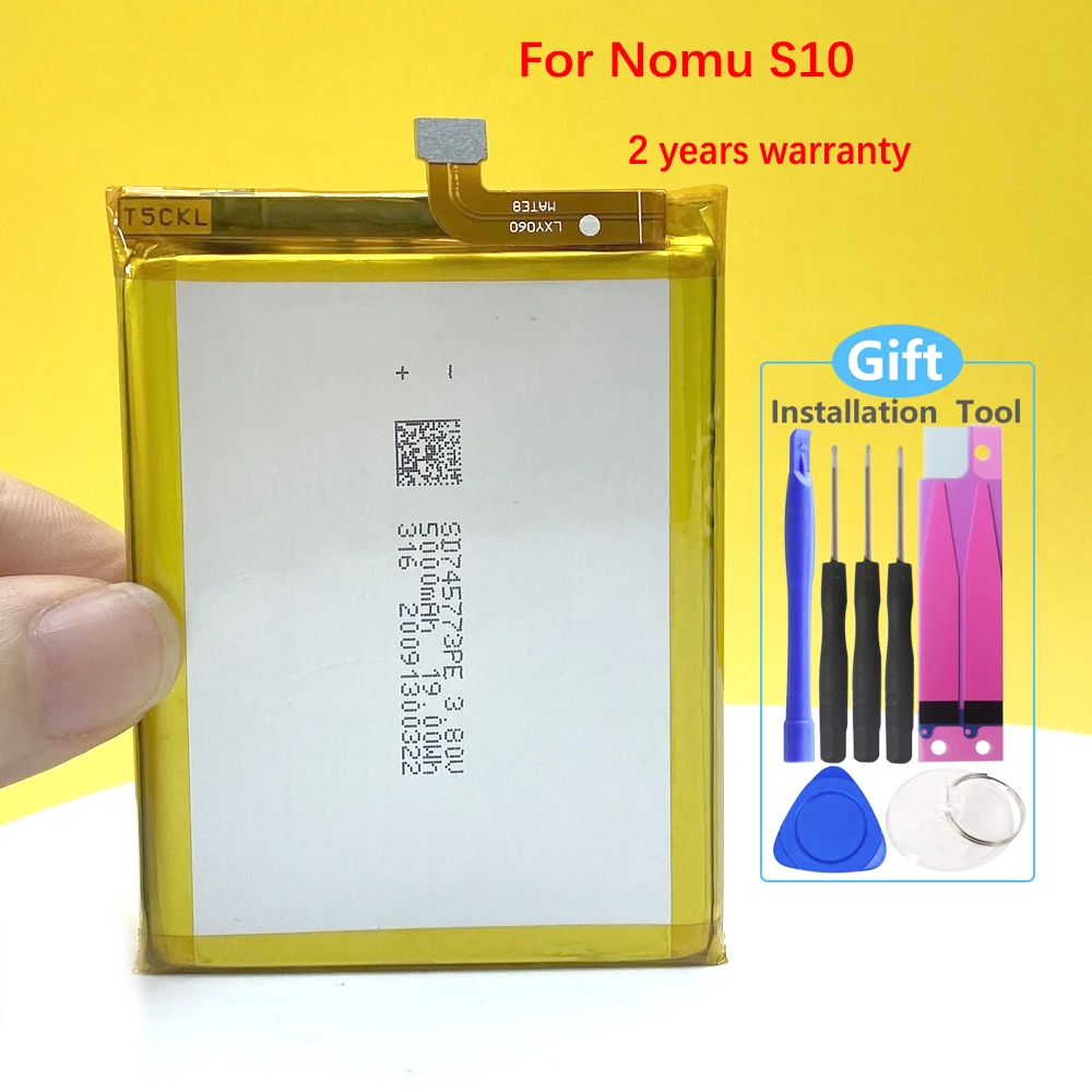 

New 5000mAh Battery For Nomu S10 2 years warranty High Quality +Tracking number