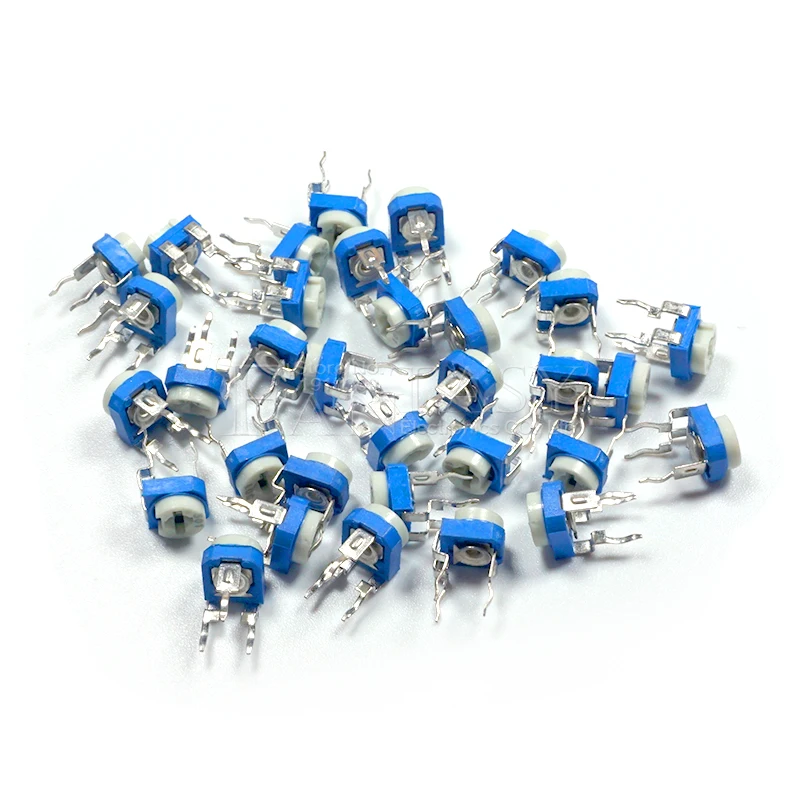 20pcs RM065 RM-065 100 200 500 1K 2K 5K 10K 20K 50K 100K 200K 500K 1M ohm 100R 200R 500R Potentiometer variable resistor