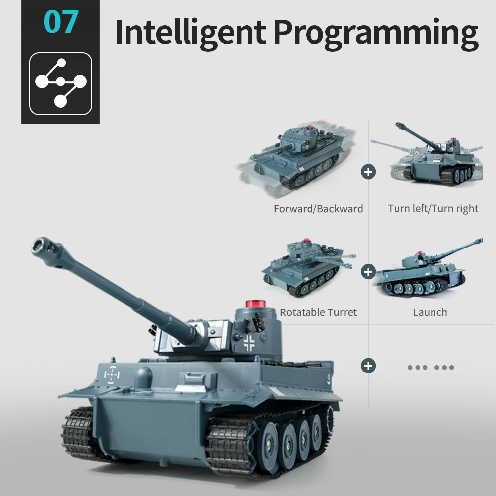 RC Auto Fernbedienung Tank mit Sound Spielzeug für Jungen 1/30 Funks teuerung Militär Clawer elektronisches Spielzeug Kinder Geschenk Tank Modell