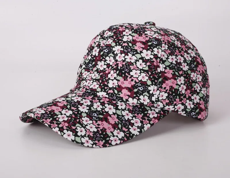 Sunscreen Baseball Rose Floral Print Cap For Women Casual Sport Caps Casual Fashion Dome Hats Golf Hat Beach Hat Drop Ship 2023