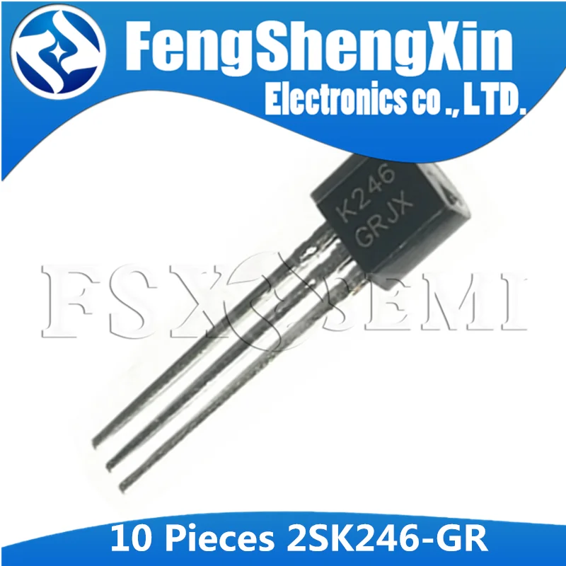 10pcs 2SK246 K246 TO-92 2SK30A 2SK117 2SK241 2SK439 2N5486 2N5460 2N5484 2N5485 2N5457 2N5088 2N5089 2N6517 2N6027 2SK170 2SK105