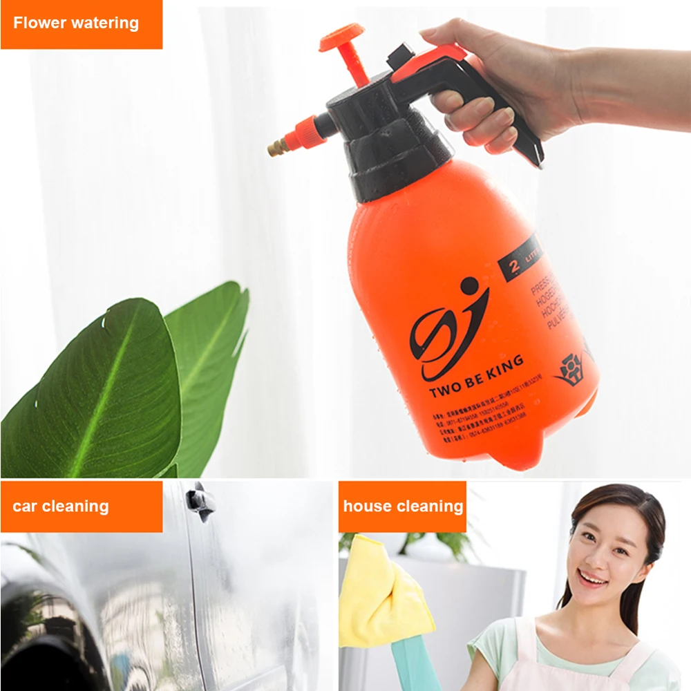 Pressurized high pressure spray bottle fine mist spray bottle watering flower car washing household scale disinfection cleaning