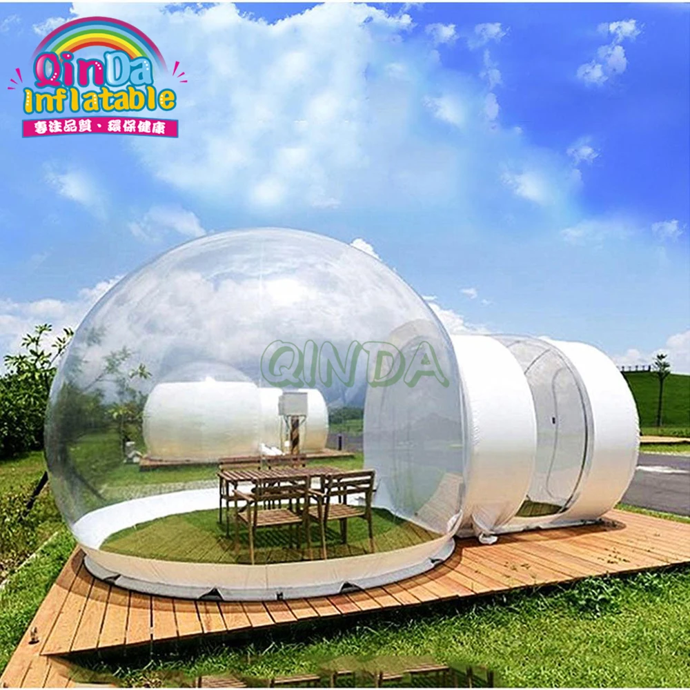 Transparent Inflatable Dome Bubble Tent, Clear Inflatable Tent Camping House