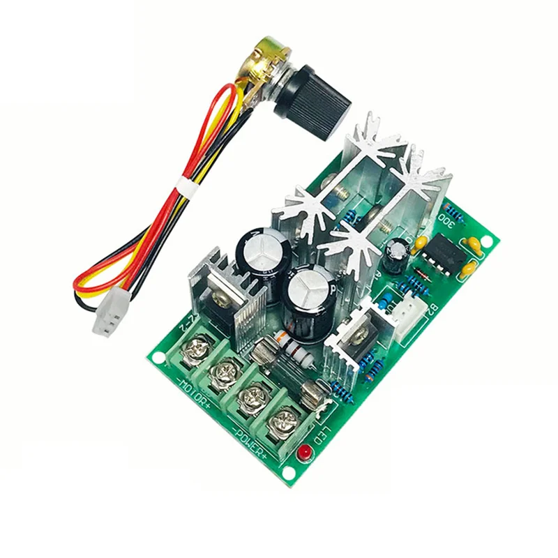 DC10-60V DC motor speed regulator 12V 24V 36V 48V High power drive module PWM Motor speed controller 20A current regulator