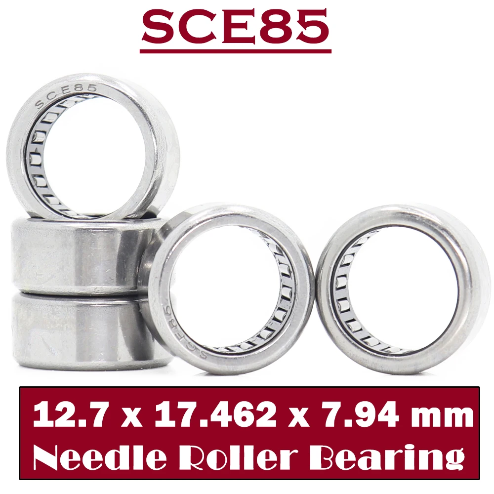 SCE85 Bearing 12.7*17.462*7.94 mm ( 5 PCS ) Drawn Cup needle Roller Bearings B85 BA85Z SCE 85 Bearing