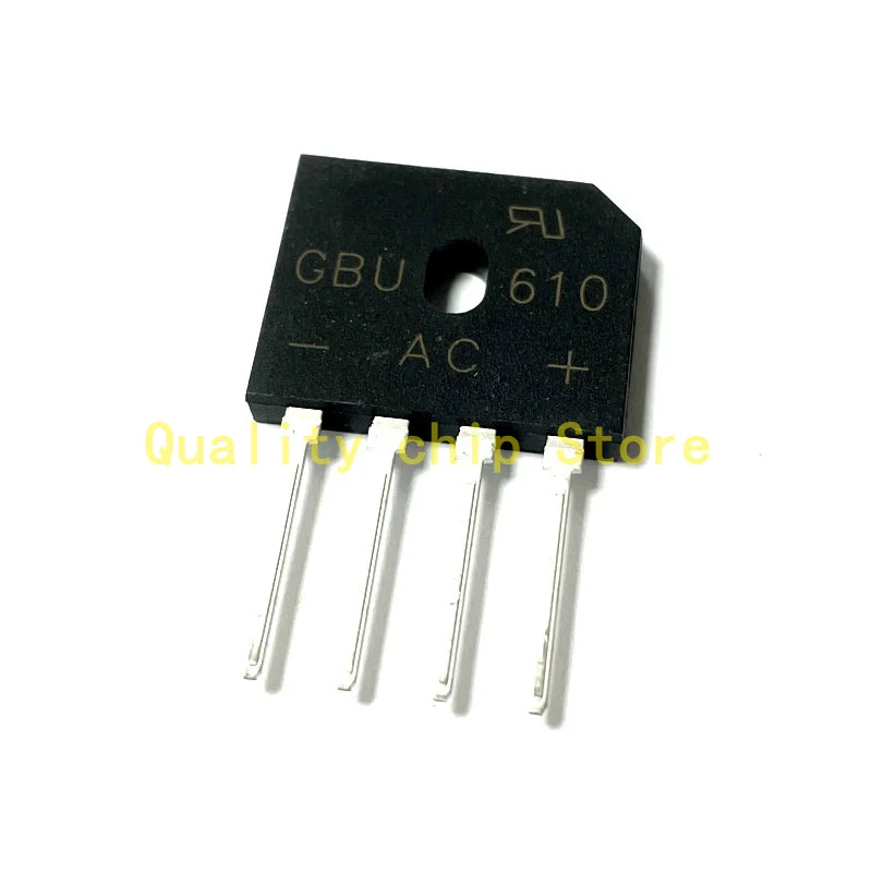 10PCS GBU406 GBU408 GBU410 GBU606 GBU608 GBU610 GBU806 GBU808 GBU810 GBU1010 GBU1510 GBU2510 Diode Bridge Rectifier