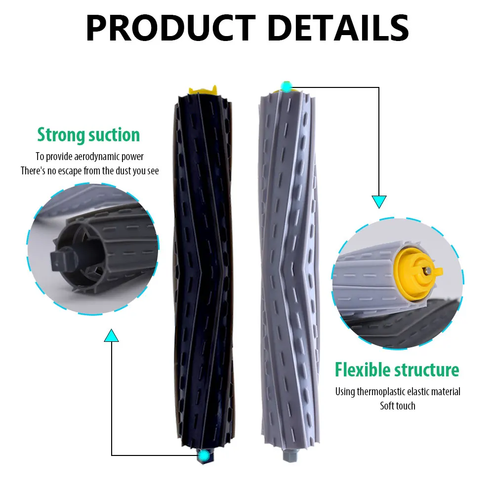 Фильтр роликовая боковая щетка для iRobot Roomba 800 и 900 серии 860 865 870 877 880 890 891 801 805 960 980 Запчасти Аксессуары