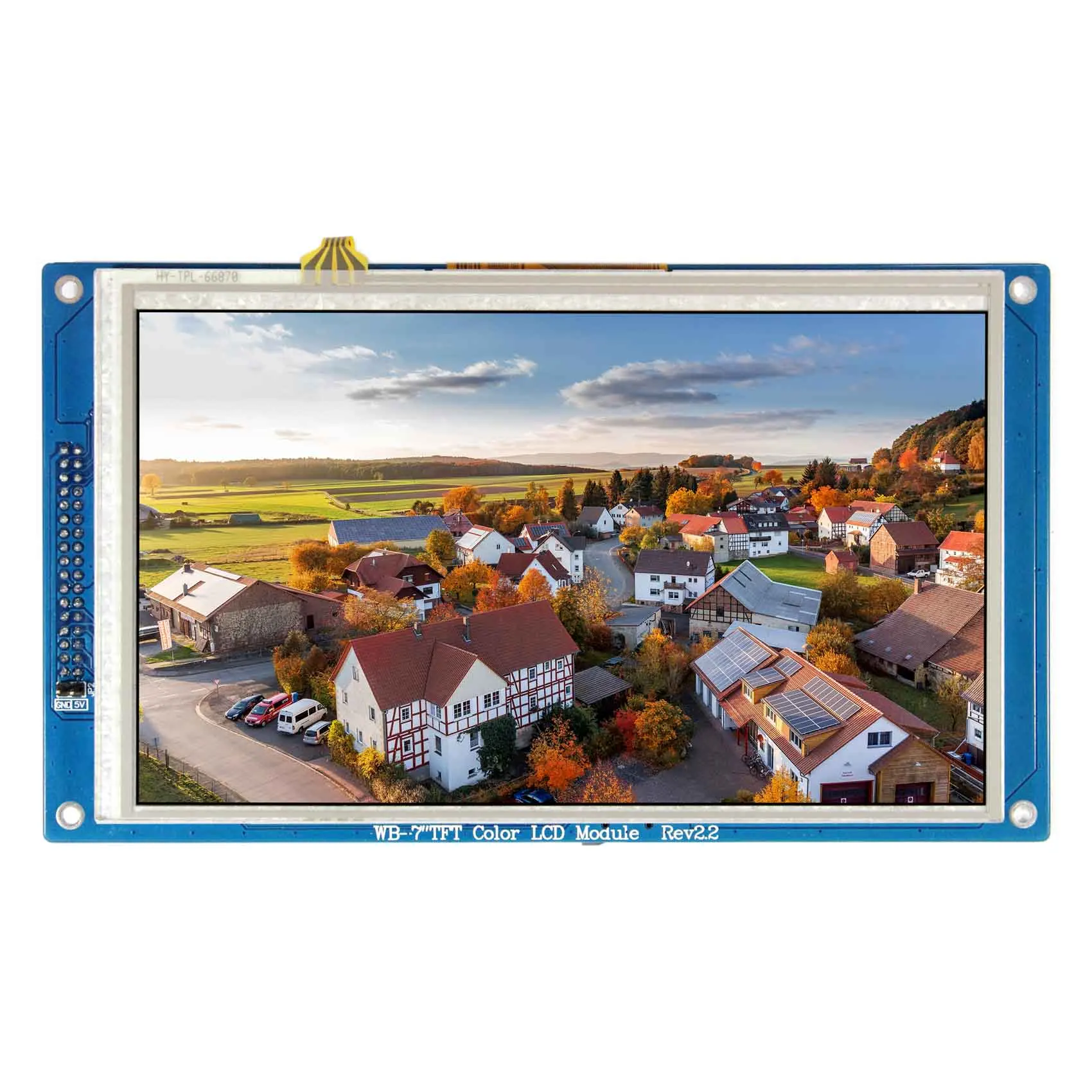 

Touch Panel Resistive 7inch Inferface MCU 800X480 LCD Screen VS070B-BTC Provide 64k Colors