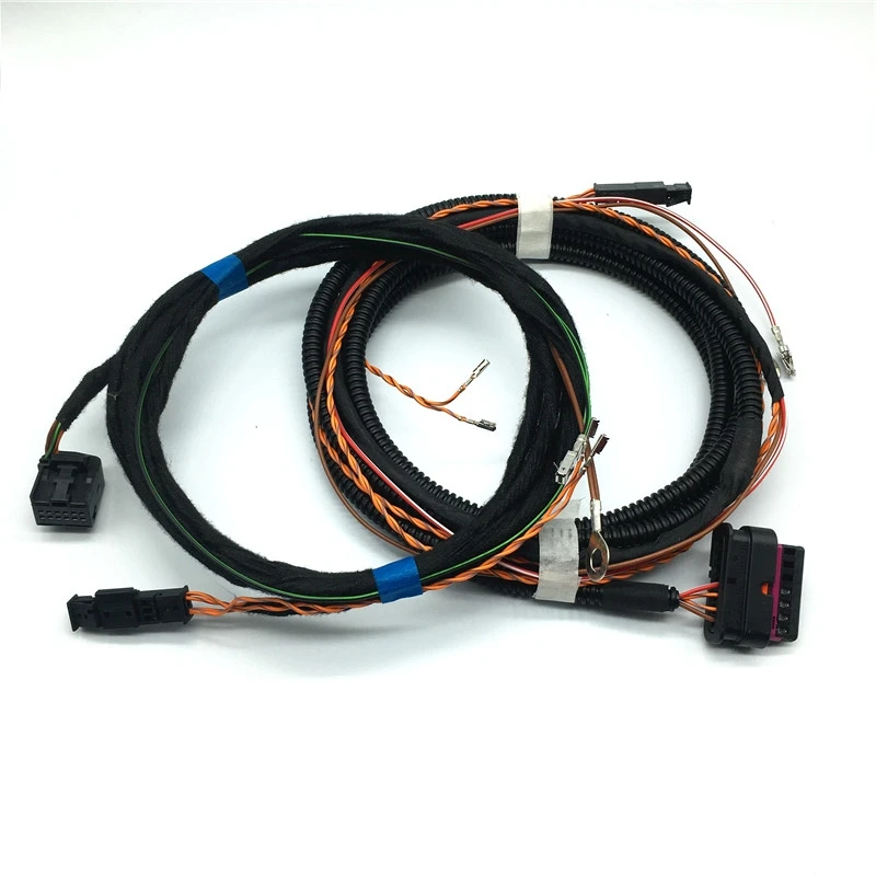 Car Front Camera Lane change keeping Lane assist ACC Adaptive Control Cruise Wiring Harness Cable For VW Tiguan 2Q0 907 572 J M