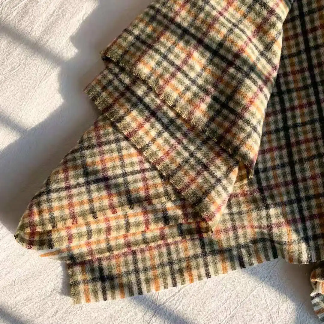 Scarves Women Popular Plaid Vintage Winter All-match Fashion Korean Version New Arrival Female Tender Comfort Students Classic