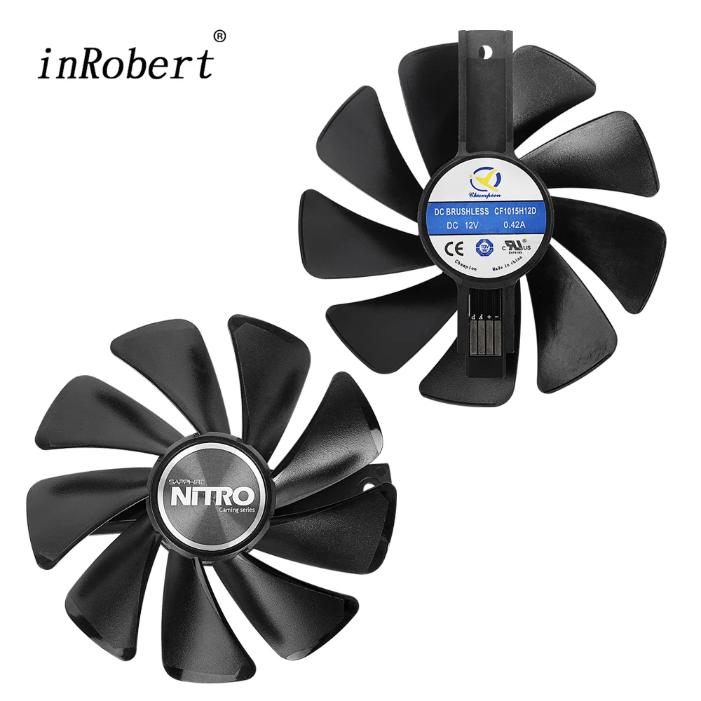 交換用クーラー,95mm,cf1015h12d dc,12v,サファイア,ニトロrx580,パルスrx5xx,rx480,8g,rx 470,gddr5,rx570,4g/8g,1個