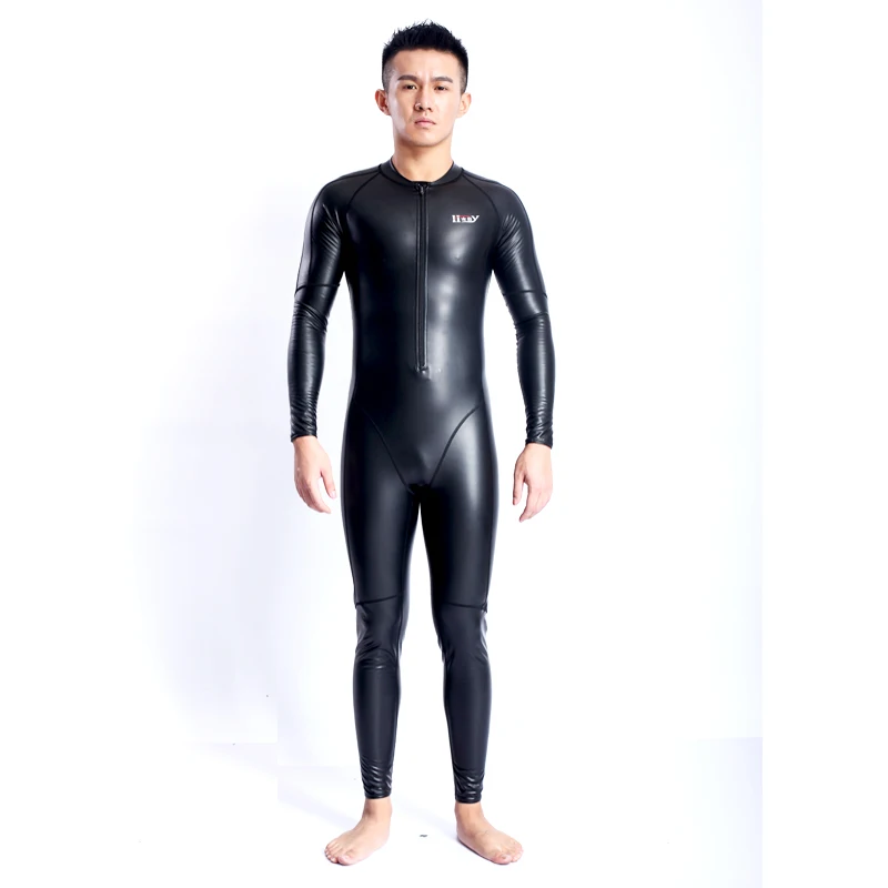 Fanceey 556 Pu Velvet full body couple swimsuit neoprene wetsuit women scuba diving suit for men wetsuit warm One piece swimwear