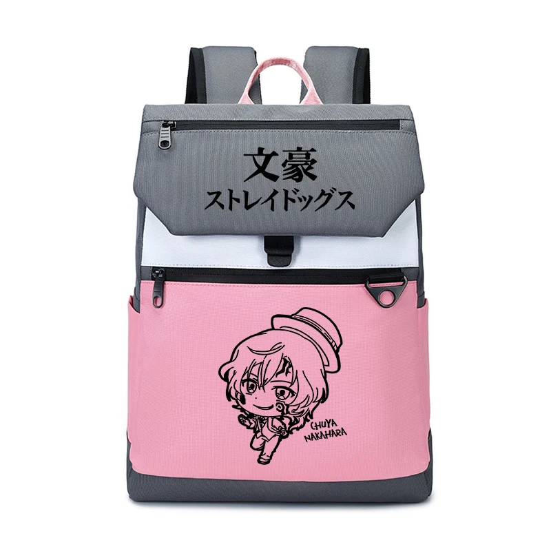 Bungo Stray Dogs Backpack Lynn Cartoon Students School Bags Boys Bookbag Girls Bagpack Kids Travel Shoulder Bag Mochila Feminina